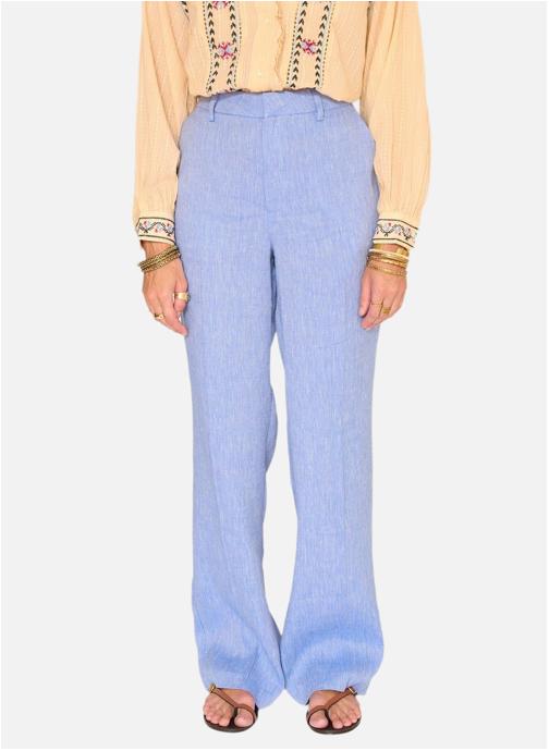MKT Studio Pantalons droit Pantalon Petuna Blue femme bleu
