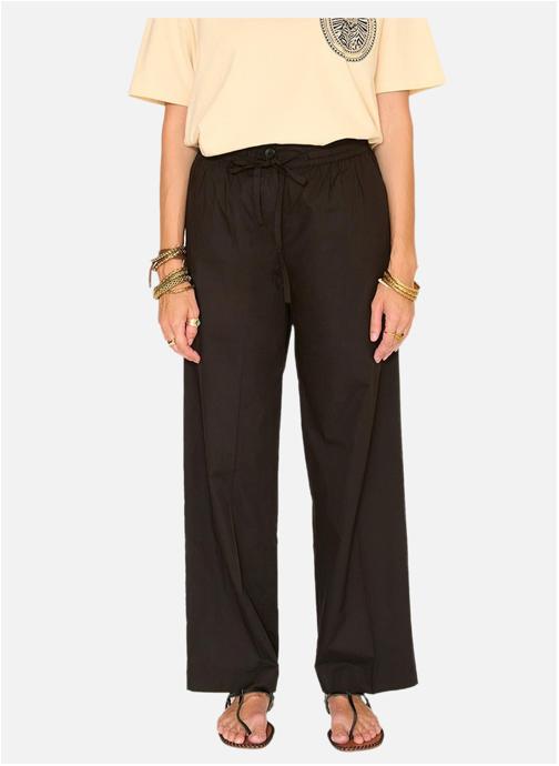 MKT Studio Pantalons droit Pantalon Paintel Black femme noir