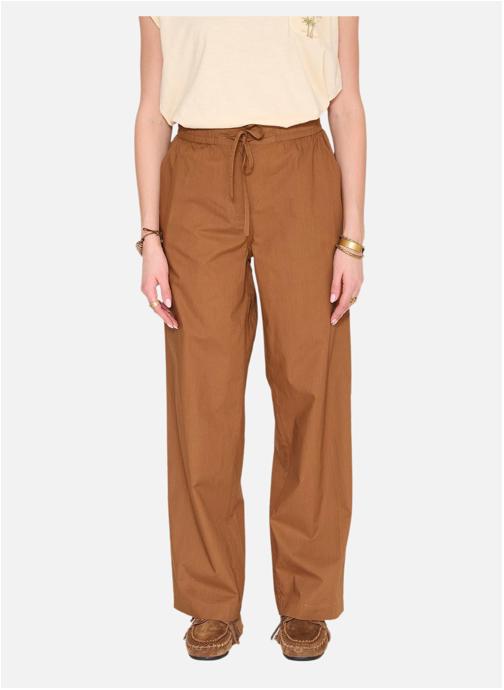 MKT Studio Pantalons droit Pantalon Paintel Black femme marron