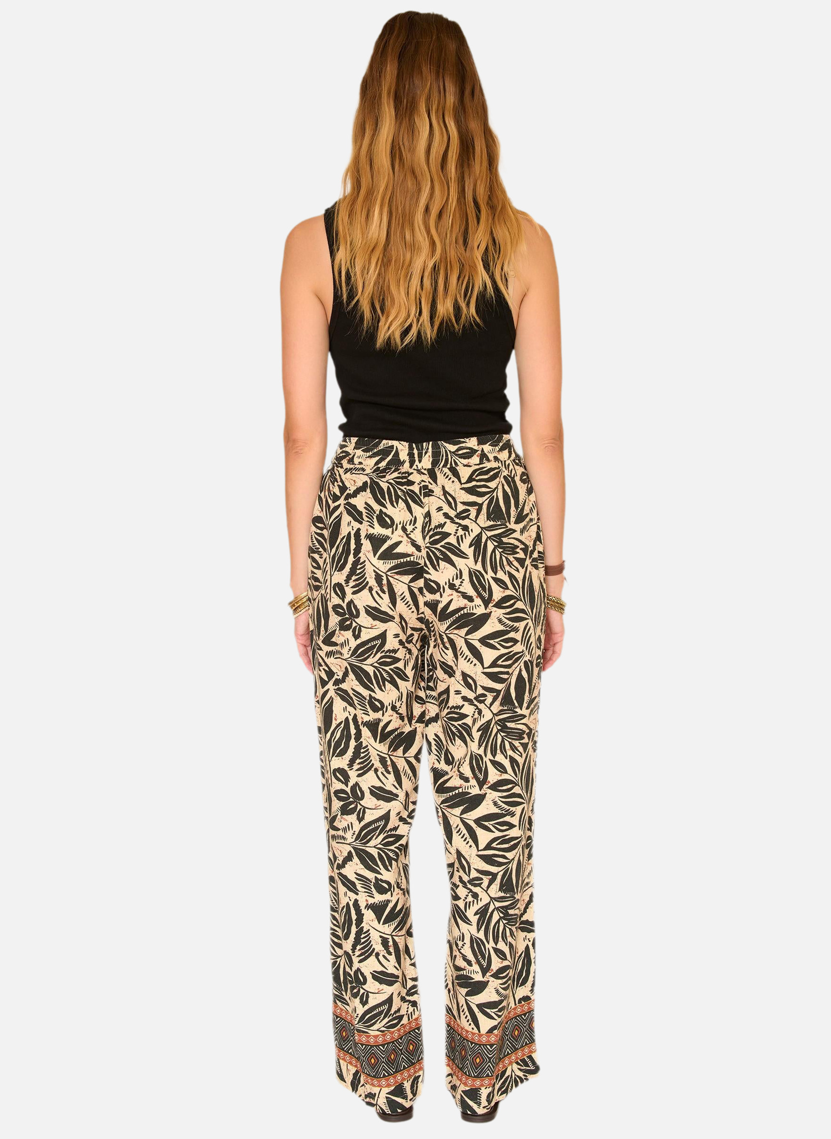 Pantalons droit Pantalon Paliana Greige femme beige MKT Studio Pantalons droit Pantalon Paliana Greige femme beige Beige