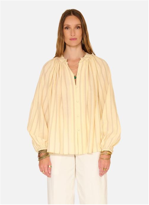 MKT Studio Chemises Chemise Carlin Vanille femme jaune