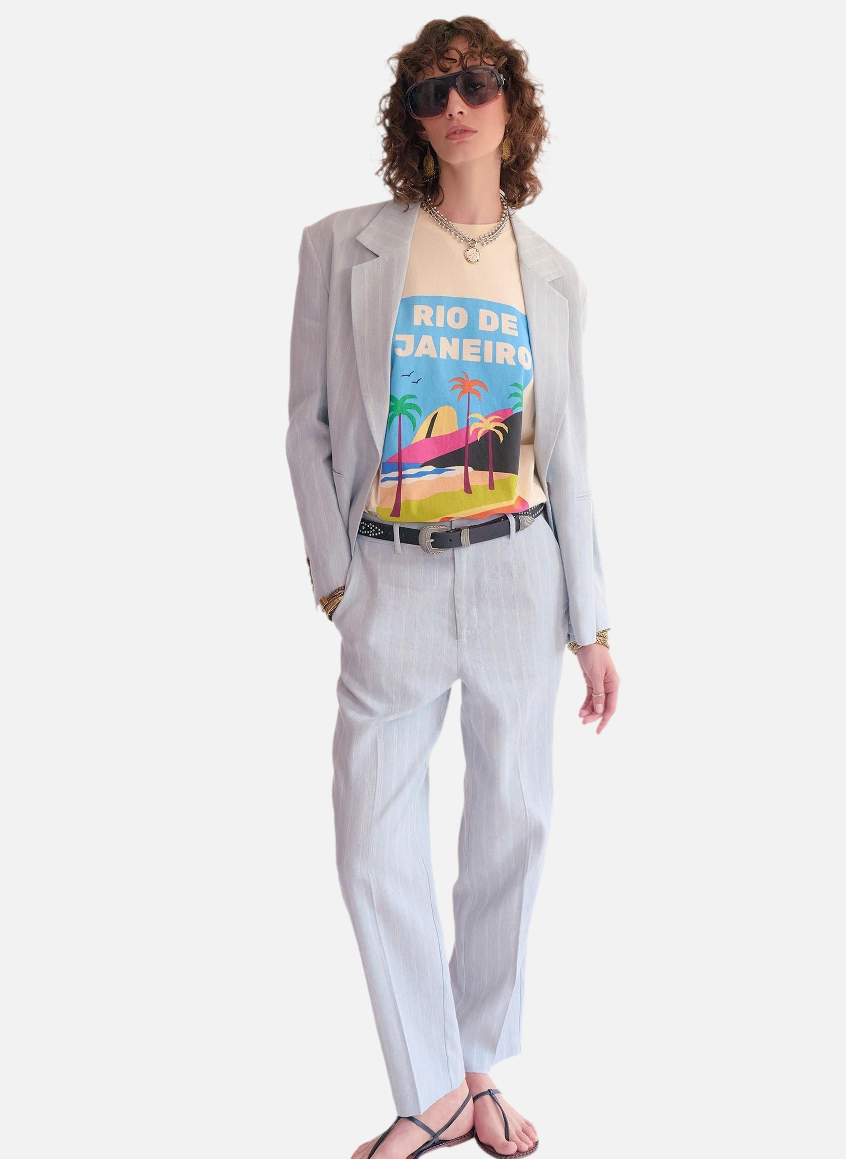 Vestes Veste Volcy Sky femme bleu MKT Studio Vestes Veste Volcy Sky femme bleu Bleu ciel