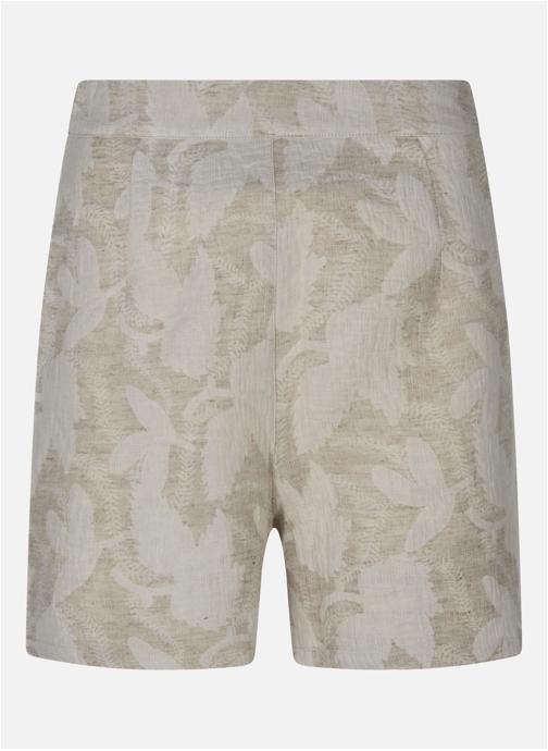 Teddy Smith Shorts Short coton et lin mélangé ample - 30418018D femme beige