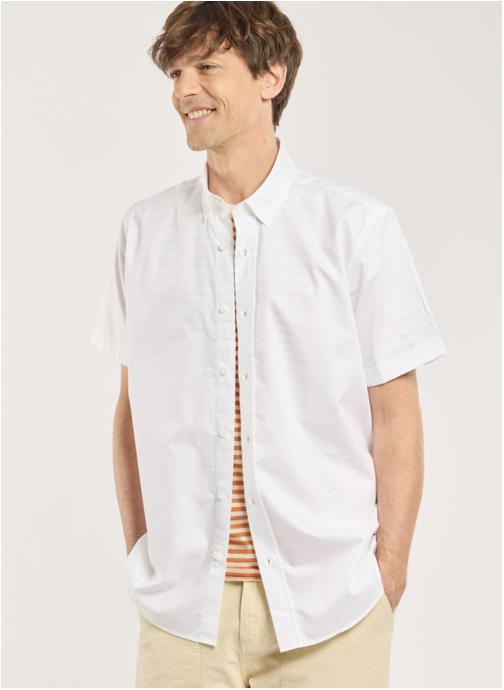 Armor Lux Chemises Chemise 40726 twill blanc homme blanc