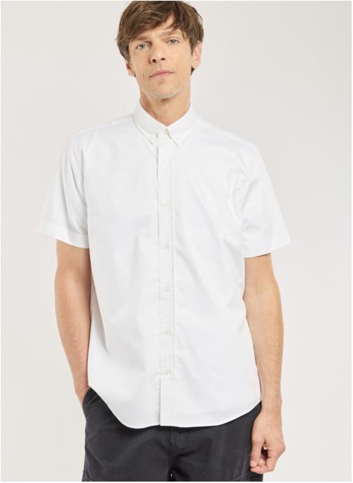 Armor Lux Chemises Chemise 40725 twill blanc homme blanc