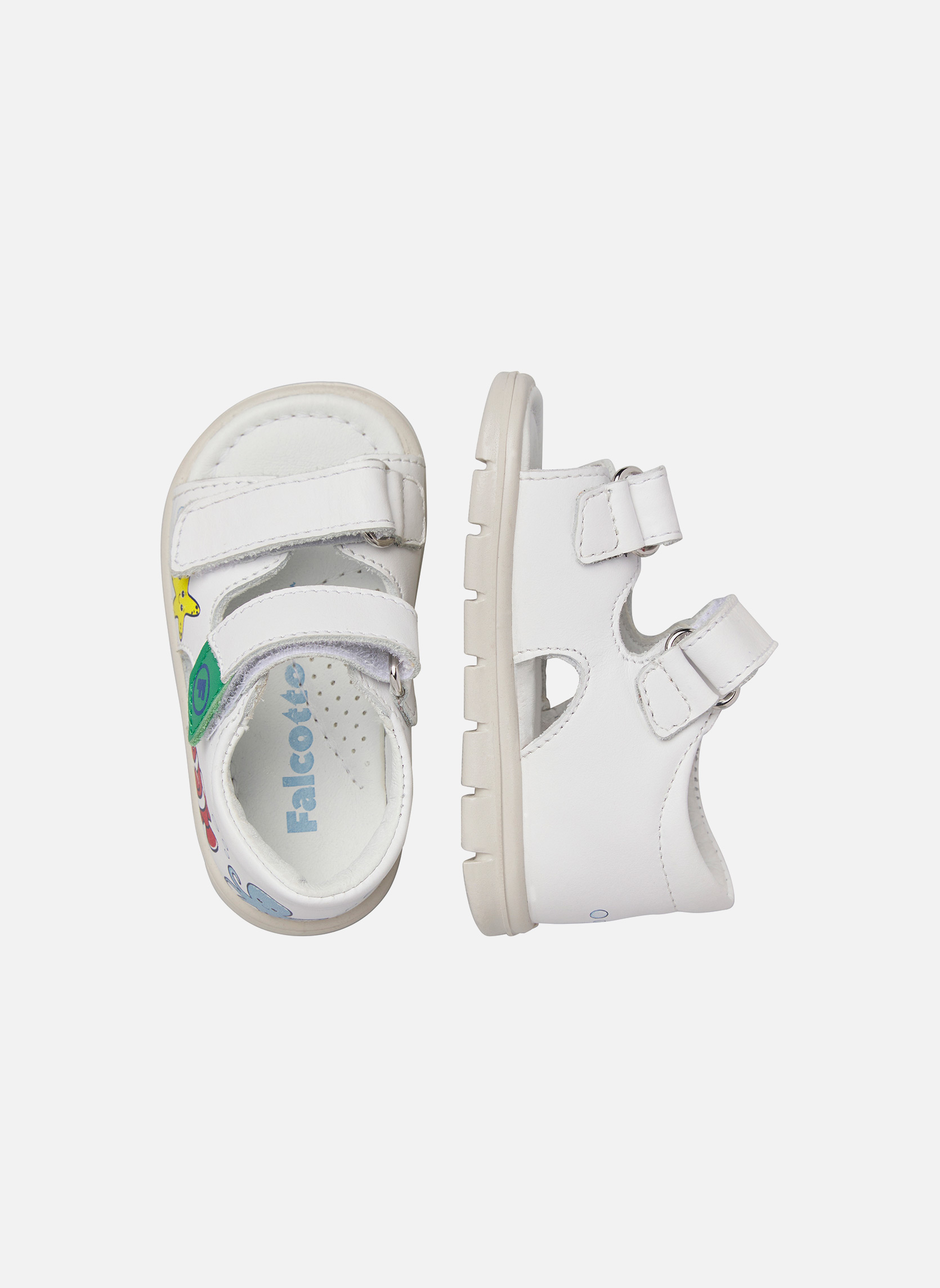 Sandales Sandales PLINFO Blanc- garçon blanc Falcotto Sandales Sandales PLINFO Blanc- garçon blanc Blanc