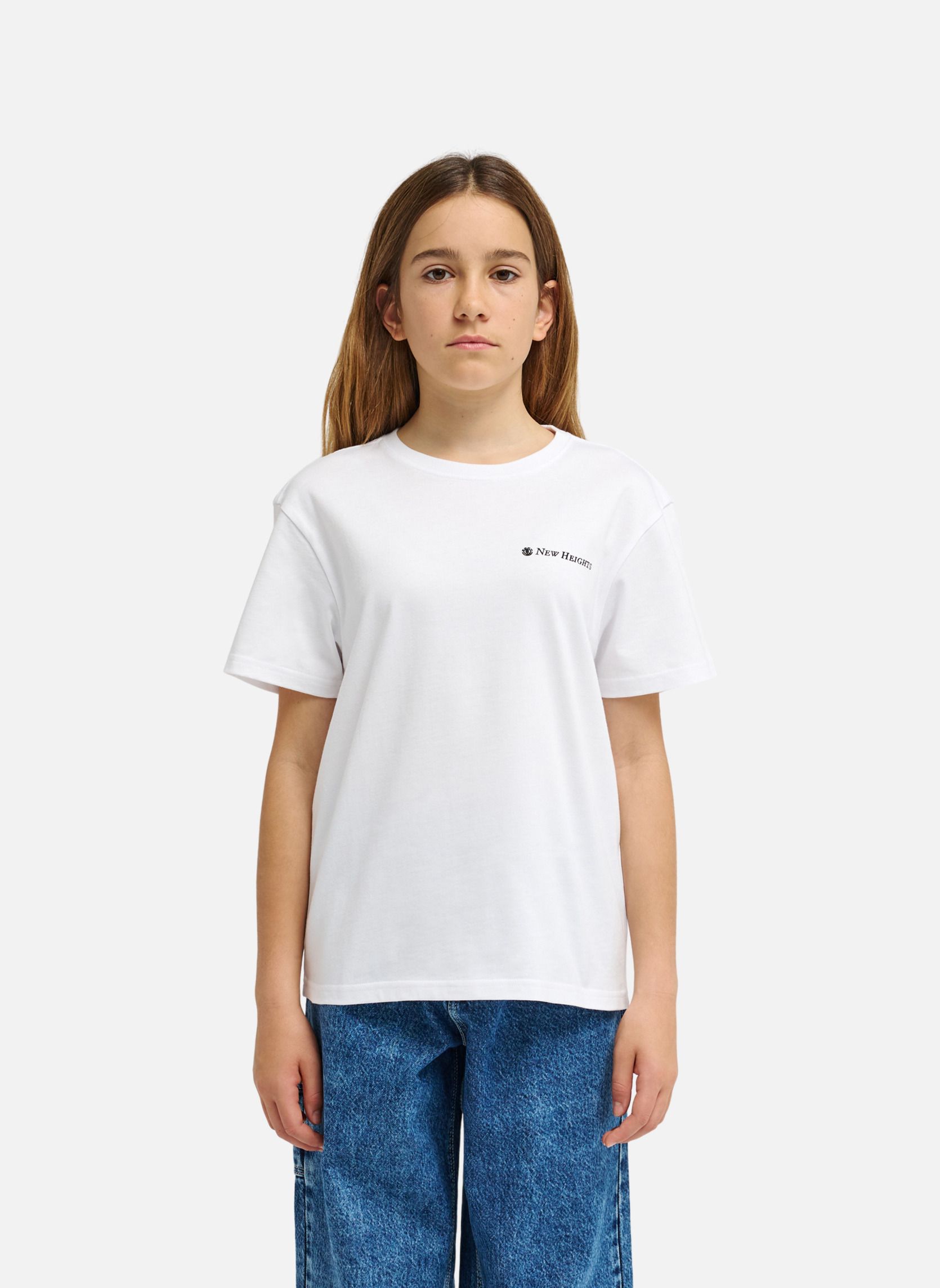 Tee-shirts New Heights garçon blanc Element Tee-shirts New Heights garçon blanc Blanc