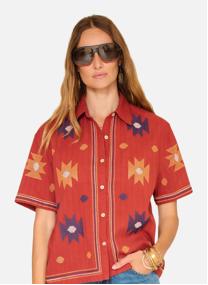 Blouses Blouse Copito Tomette femme bordeaux MKT Studio Blouses Blouse Copito Tomette femme bordeaux Bordeaux