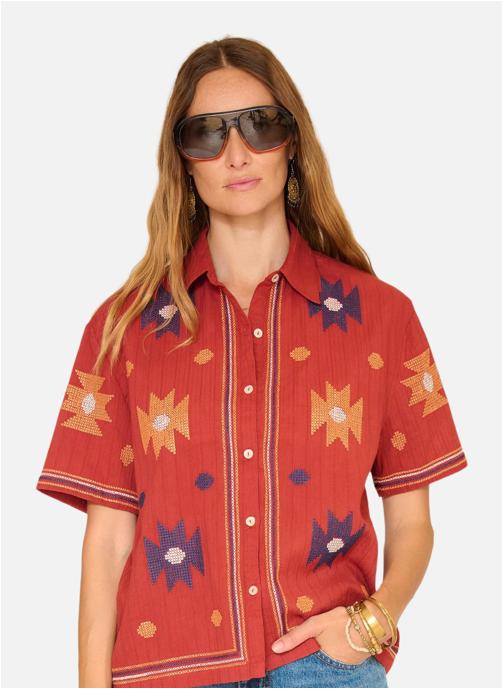 MKT Studio Blouses Blouse Copito Tomette femme bordeaux