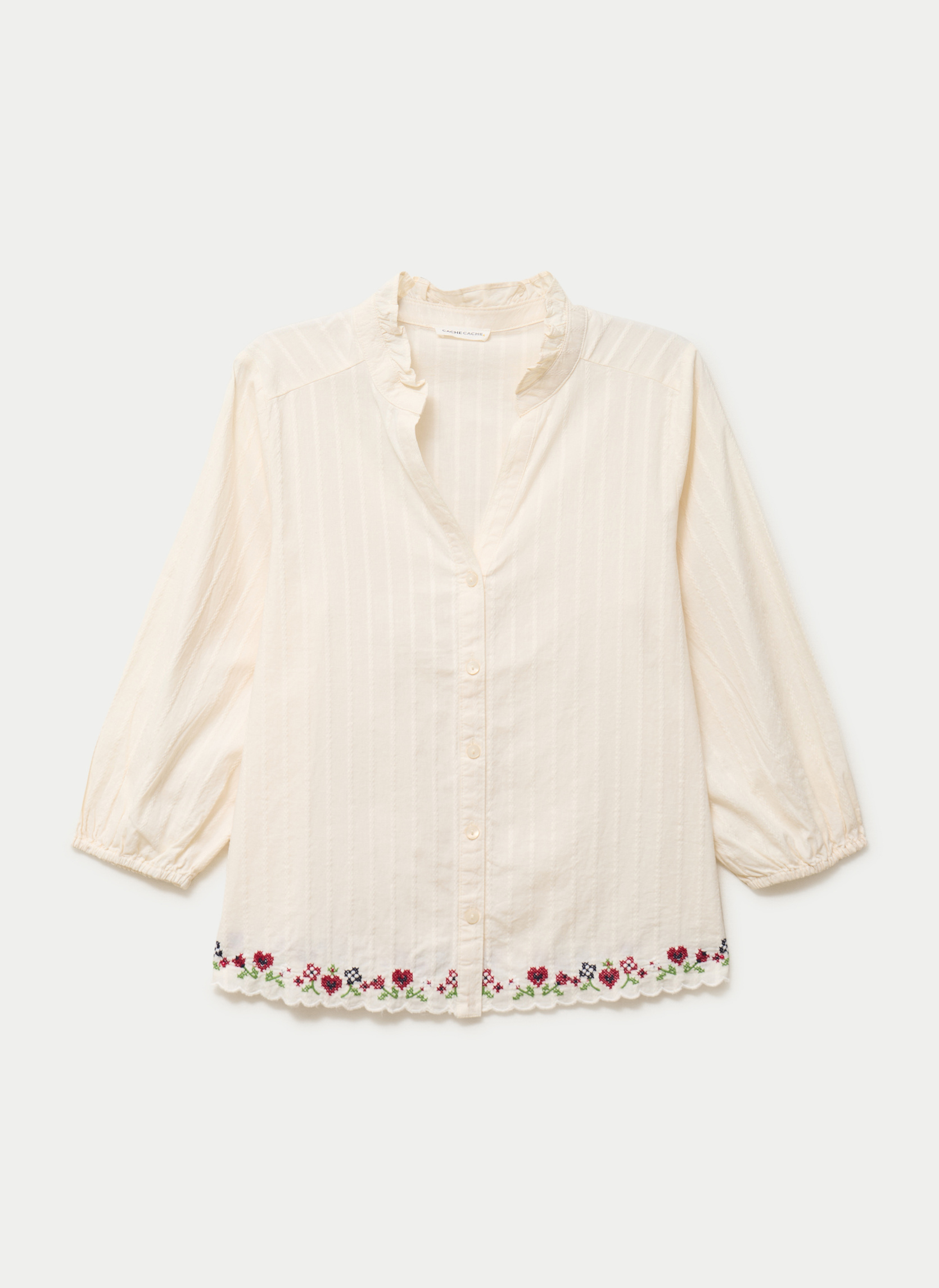 Blouses BLOURAYFRESH femme blanc Cache Cache Blouses BLOURAYFRESH femme blanc Blanc