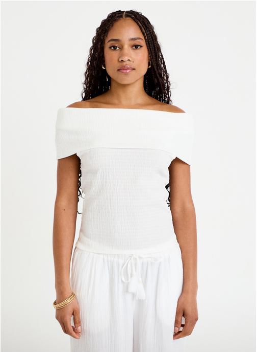 Cache Cache Tops DBARDORACH femme blanc