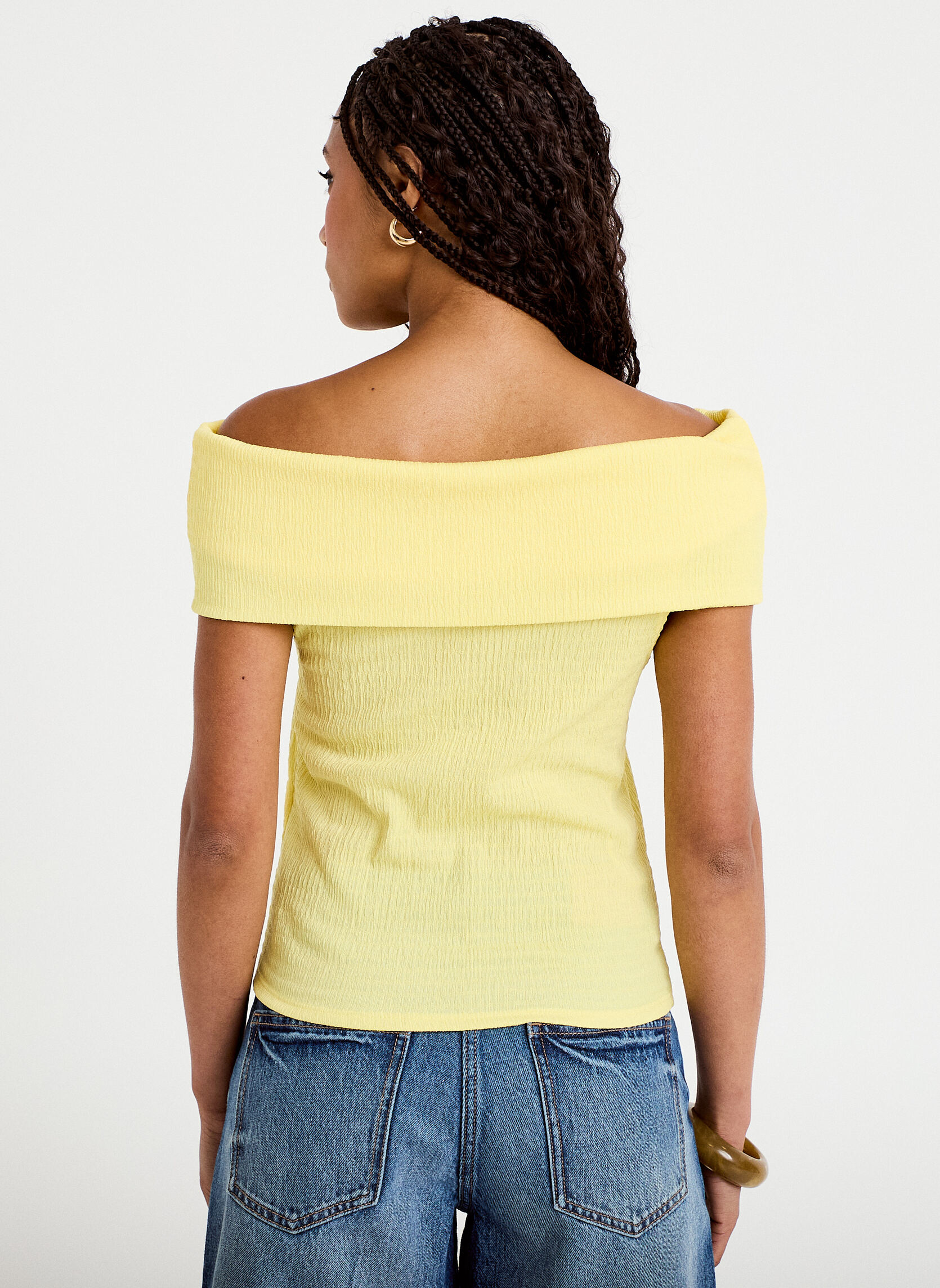 Tops DBARDORACH femme jaune Cache Cache Tops DBARDORACH femme jaune Jaune
