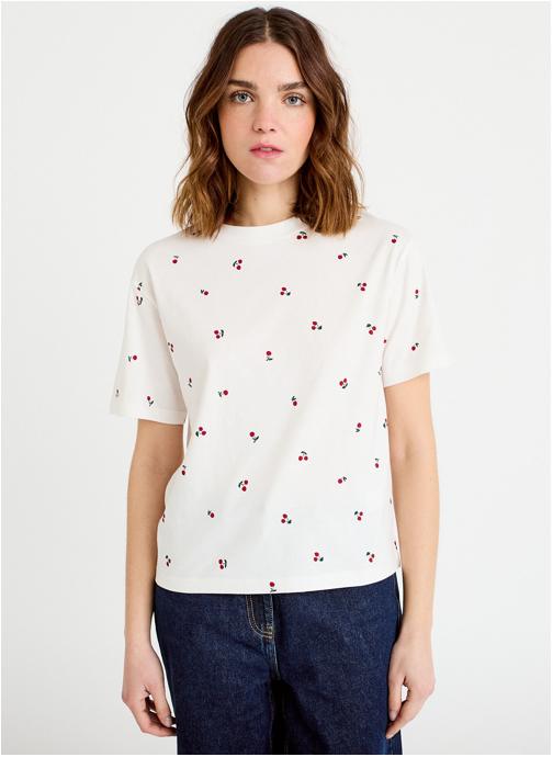 Cache Cache Tee-shirts KNOUVOAOP femme blanc