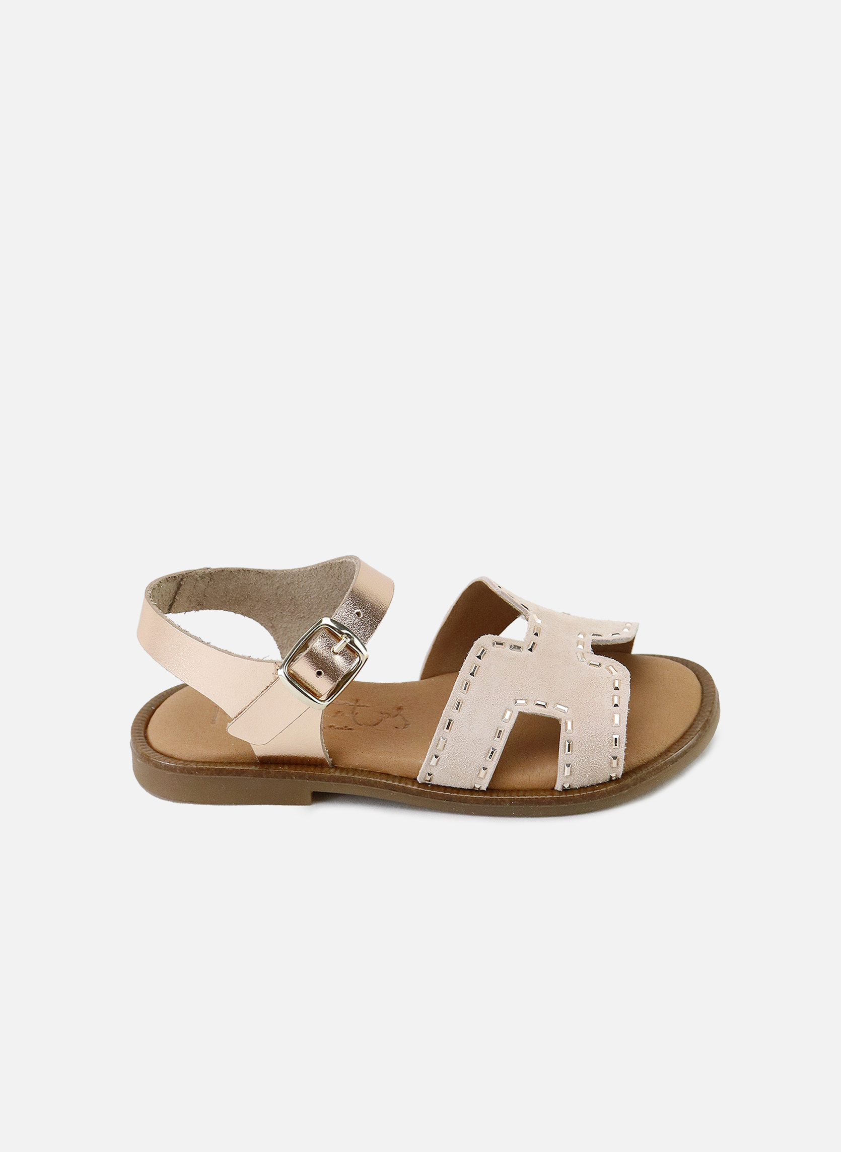 Sandales Sandales ALA57011-VELOUR-SHELL Rosa fille rose Eli 1957 Sandales Sandales ALA57011-VELOUR-SHELL Rosa fille rose Rose