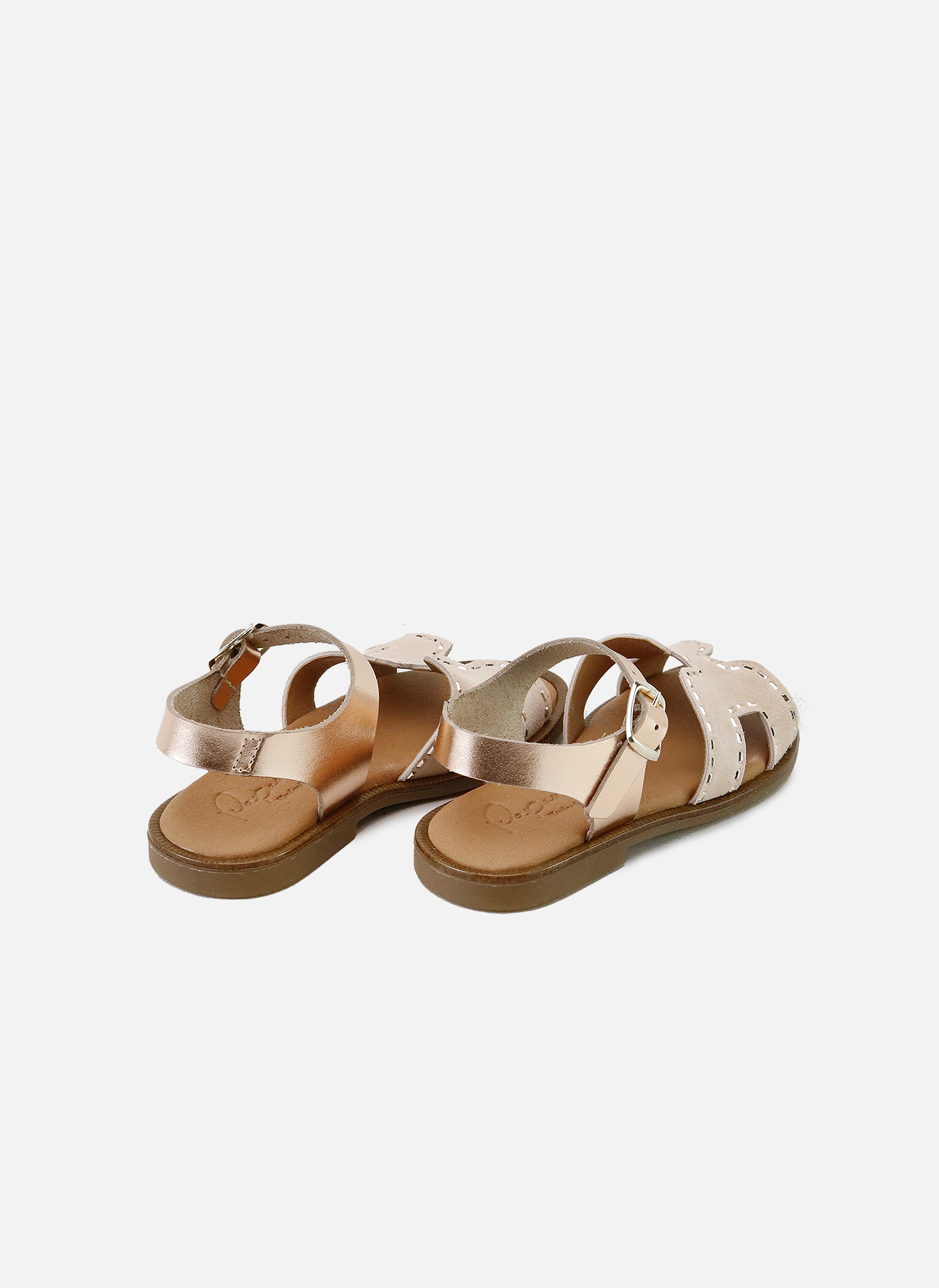 Sandales Sandales ALA57011-VELOUR-SHELL Rosa fille rose Eli 1957 Sandales Sandales ALA57011-VELOUR-SHELL Rosa fille rose Rose
