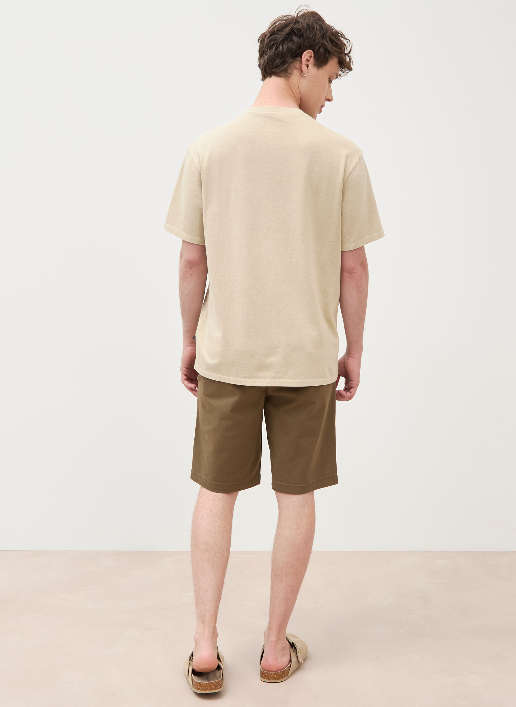 Tee-shirts TEECRAFPRINH homme beige Bonobo Tee-shirts TEECRAFPRINH homme beige Beige