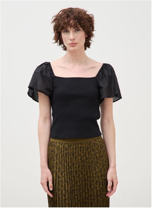 Bonobo Tee-shirts LACECOUF femme noir
