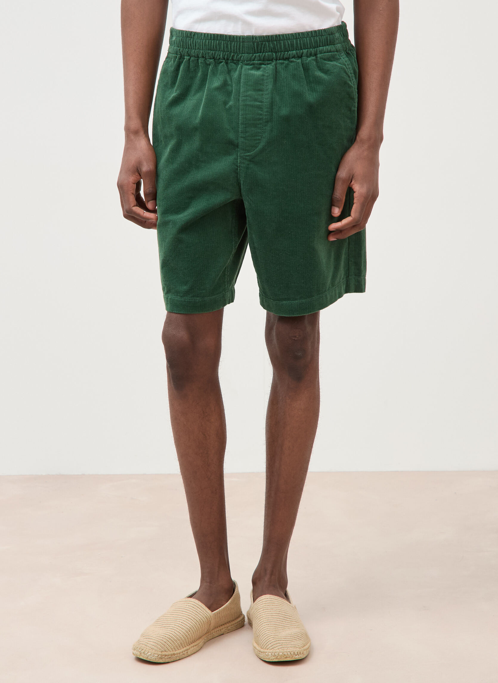 Bermudas Bermudas - BERMVELVETH homme vert Bonobo Bermudas Bermudas - BERMVELVETH homme vert Vert