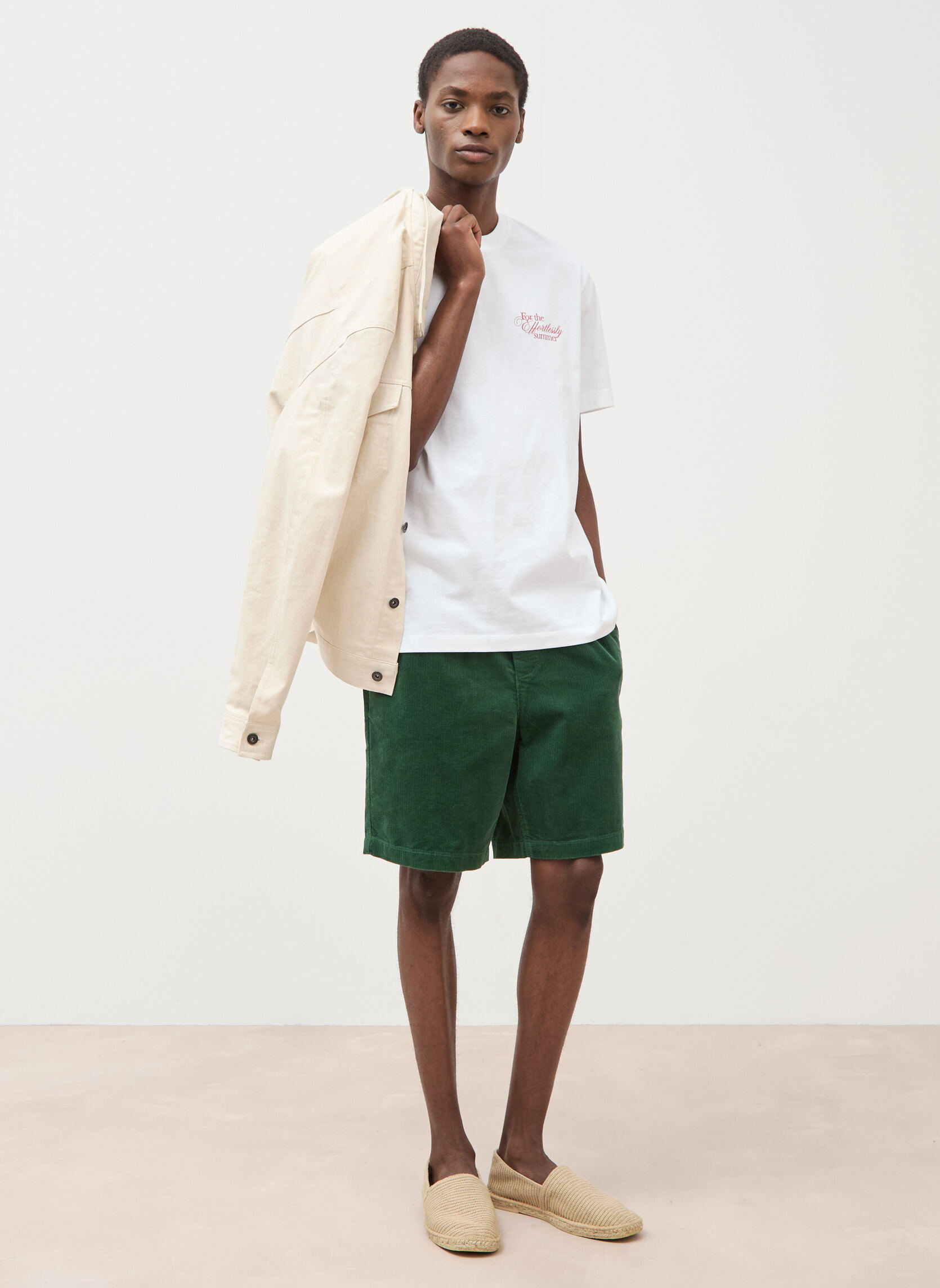 Bermudas Bermudas - BERMVELVETH homme vert Bonobo Bermudas Bermudas - BERMVELVETH homme vert Vert