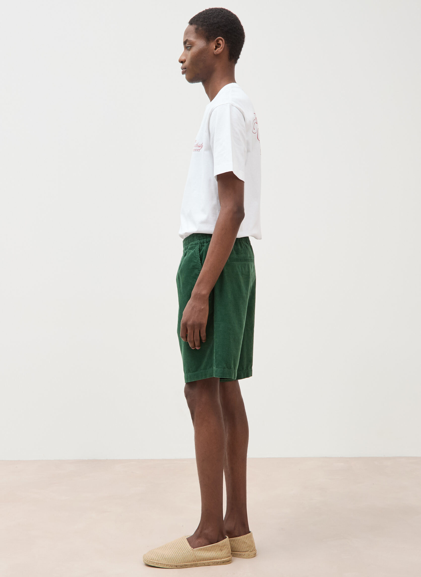 Bermudas Bermudas - BERMVELVETH homme vert Bonobo Bermudas Bermudas - BERMVELVETH homme vert Vert