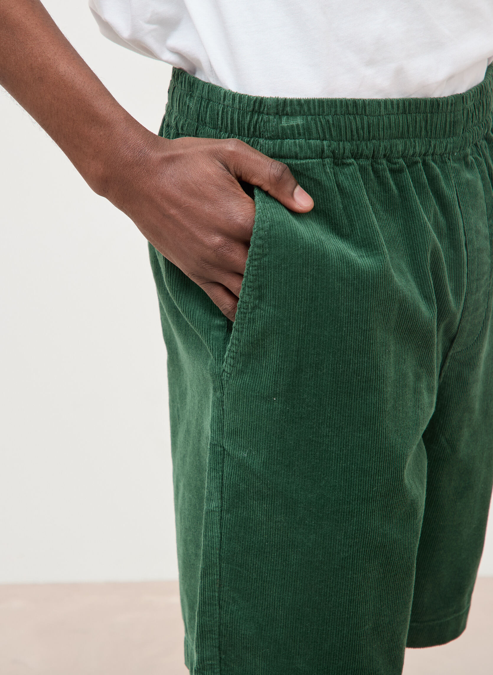 Bermudas Bermudas - BERMVELVETH homme vert Bonobo Bermudas Bermudas - BERMVELVETH homme vert Vert