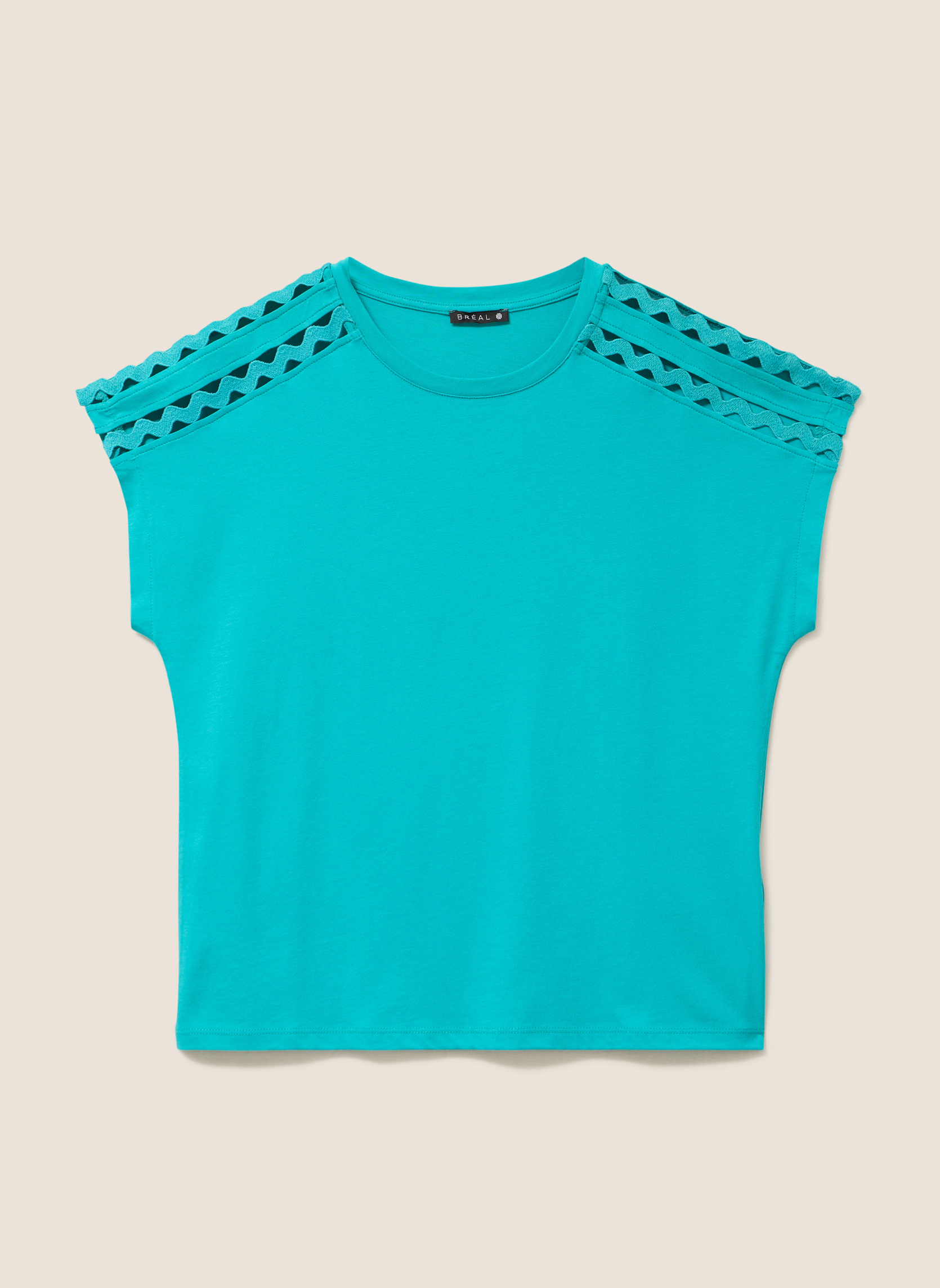 Tee-shirts TIWAVY femme bleu Bréal Tee-shirts TIWAVY femme bleu Turquoise