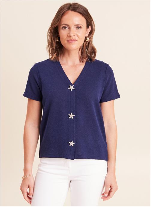 Bréal Tee-shirts TIARIEL femme bleu