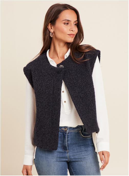 Bréal Gilets TEVELANA femme bleu