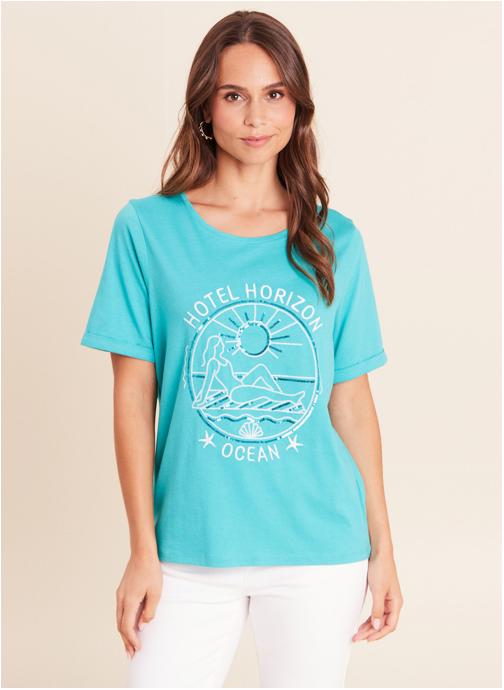 Bréal Tee-shirts THORIZON femme bleu