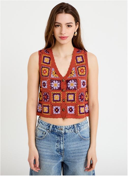 Cache Cache Gilets DGILBOHO femme multicolore