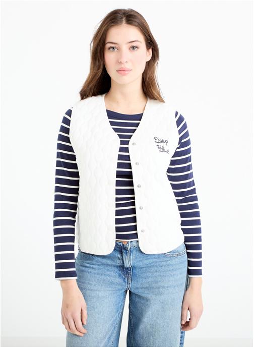 Cache Cache Gilets DBOUTYBOAT femme blanc