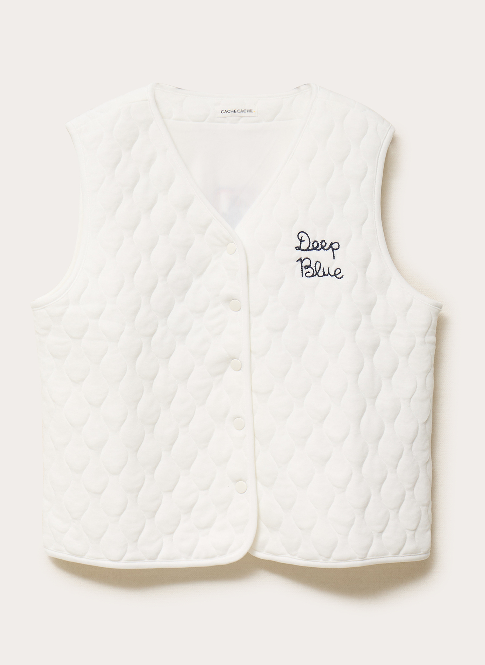 Gilets DBOUTYBOAT femme blanc Cache Cache Gilets DBOUTYBOAT femme blanc Blanc