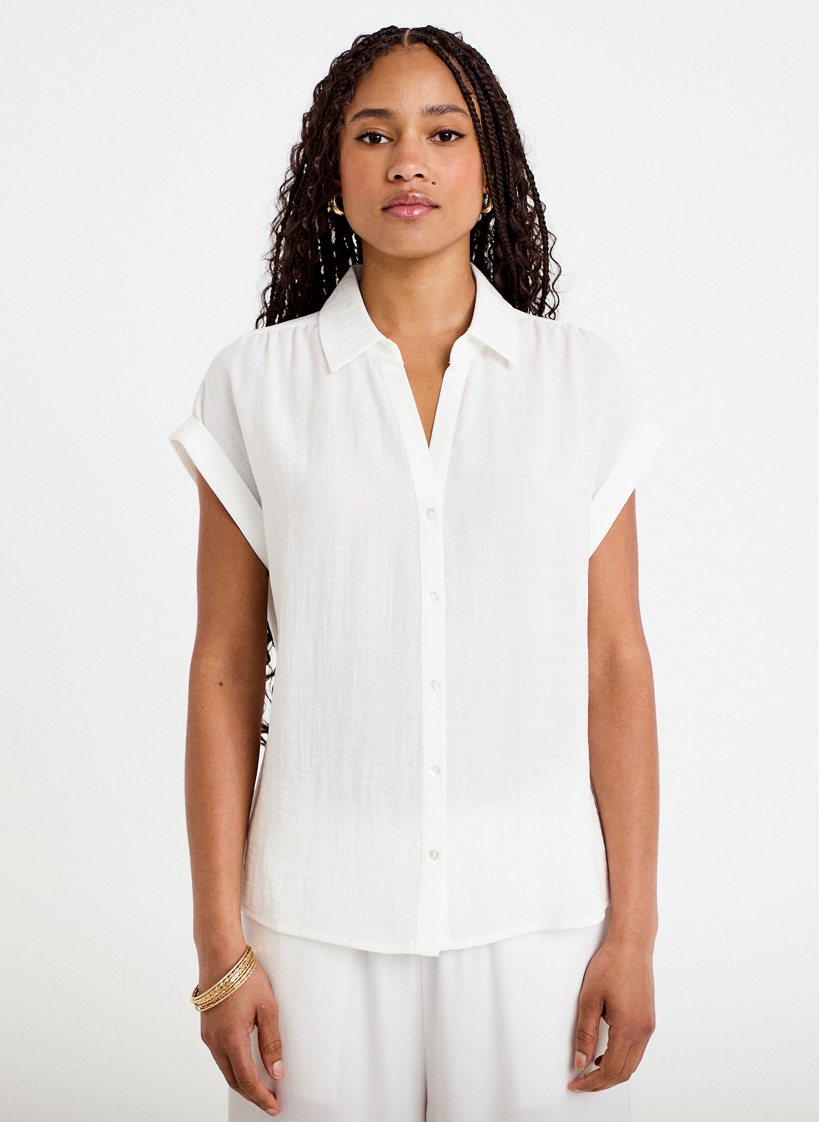 Blouses BLOUBASICO femme blanc Cache Cache Blouses BLOUBASICO femme blanc Blanc