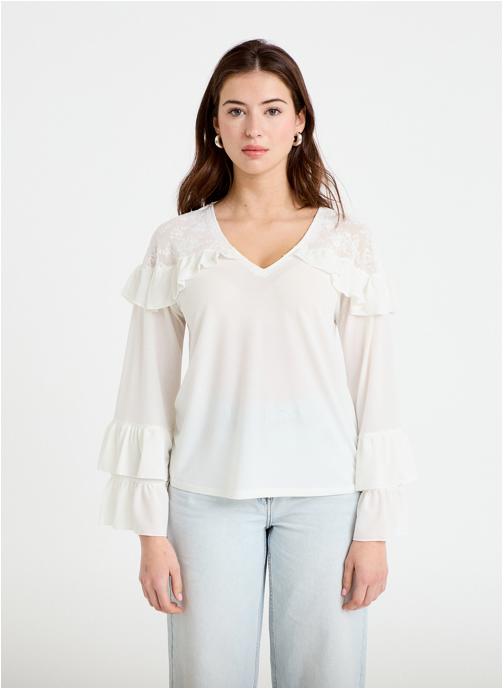 Cache Cache Blouses LBLOUMUSE femme blanc