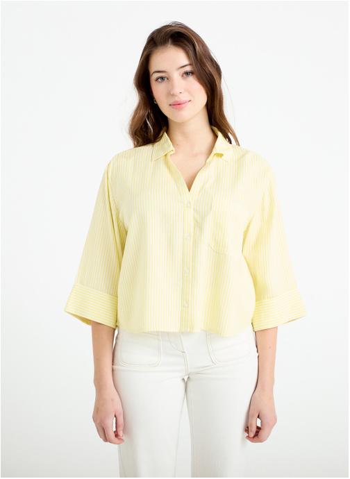 Cache Cache Chemises CHERAYSTRIPE femme jaune