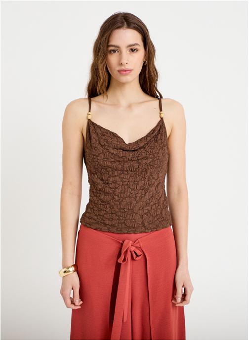 Cache Cache Débardeurs DEBENIFLEUR femme marron