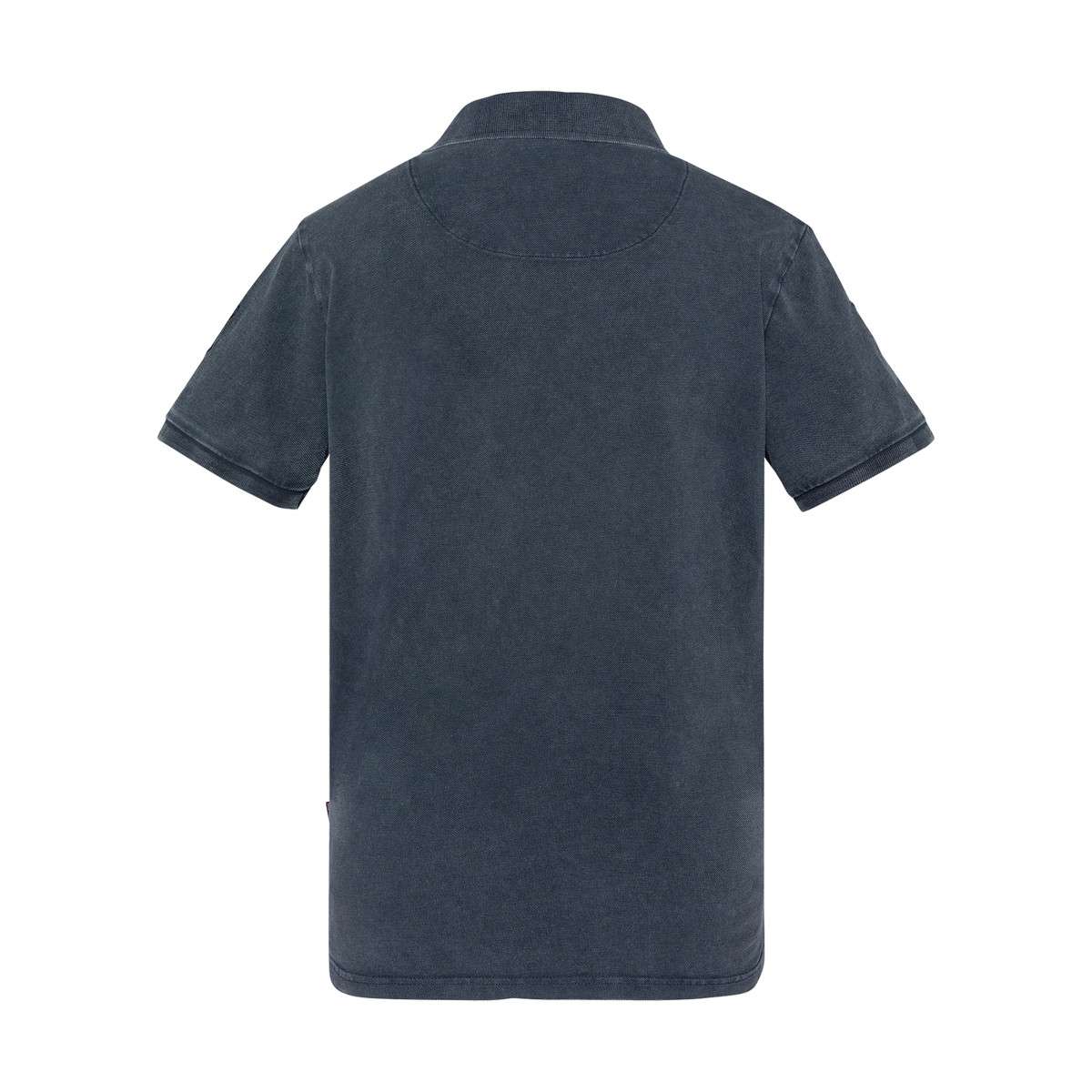 Polos Polo coton droit - Pssitka homme bleu Schott Polos Polo coton droit - Pssitka homme bleu Bleu