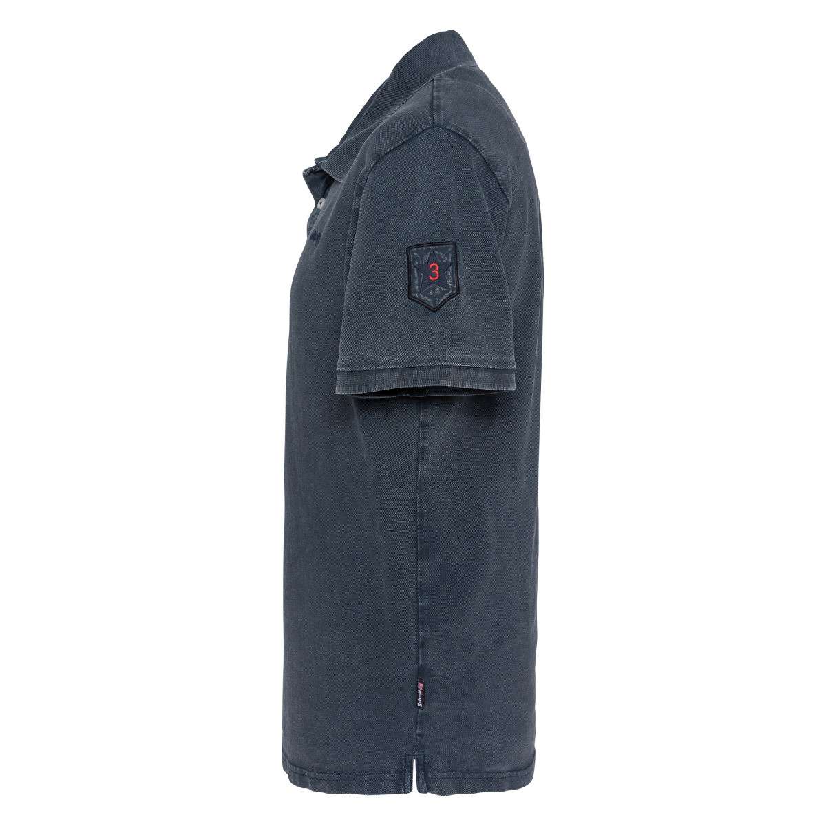 Polos Polo coton droit - Pssitka homme bleu Schott Polos Polo coton droit - Pssitka homme bleu Bleu