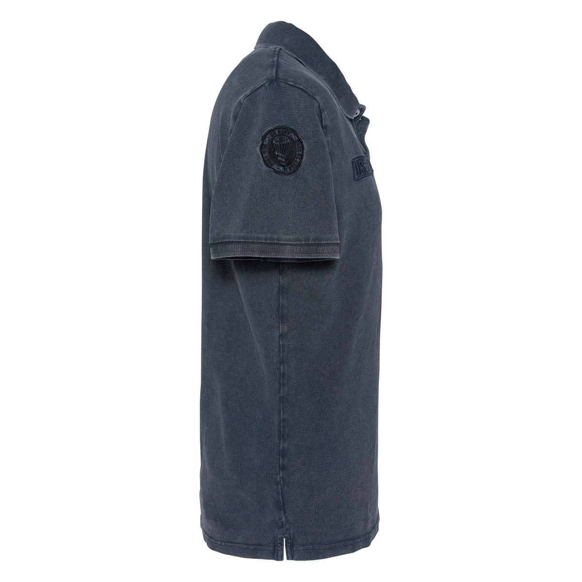 Polos Polo coton droit - Pssitka homme bleu Schott Polos Polo coton droit - Pssitka homme bleu Bleu