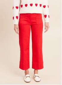 Pantalons droit PEREDCHIC femme rouge Bréal Pantalons droit PEREDCHIC femme rouge Rouge