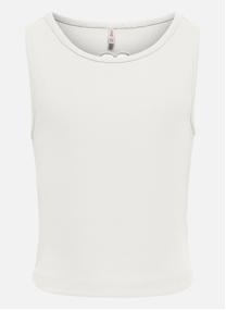 Débardeurs Débardeur coton biologique ajusté - 15263437 fille blanc
