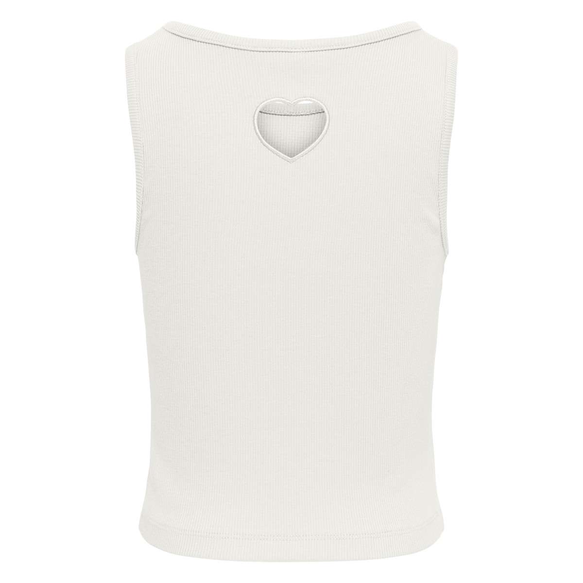 Débardeurs Débardeur coton biologique ajusté - 15263437 fille blanc ONLY Débardeurs Débardeur coton biologique ajusté - 15263437 fille blanc Blanc