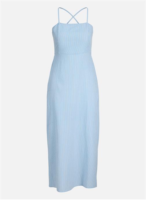 JJXX Robes Robe longue à rayures droite femme bleu
