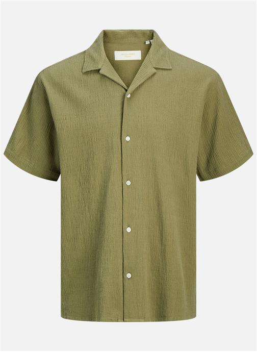 Jack & Jones Chemises Chemise coton droit - 12255781 homme vert