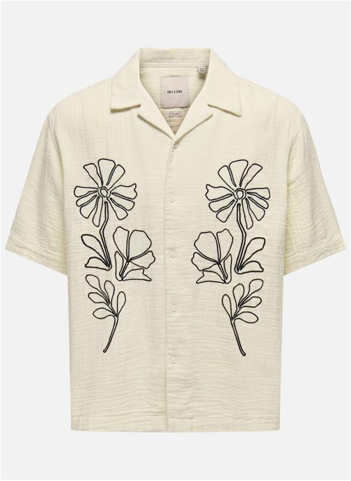 Only & Sons Chemises Chemise coton droite - 22037207 homme blanc
