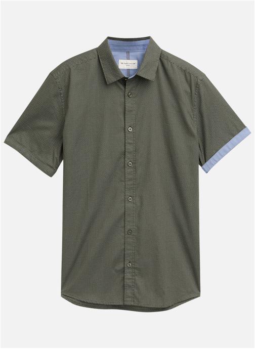 Tom Tailor Chemises Chemise coton à motifs droite - 1049604 homme vert