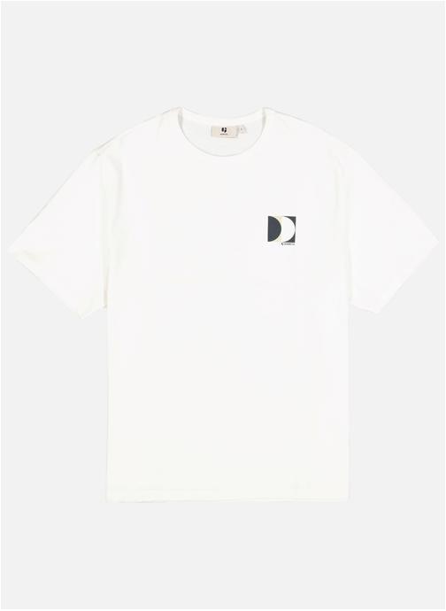 Garcia Tee-shirts T-shirt coton col rond droit - P261201 homme blanc