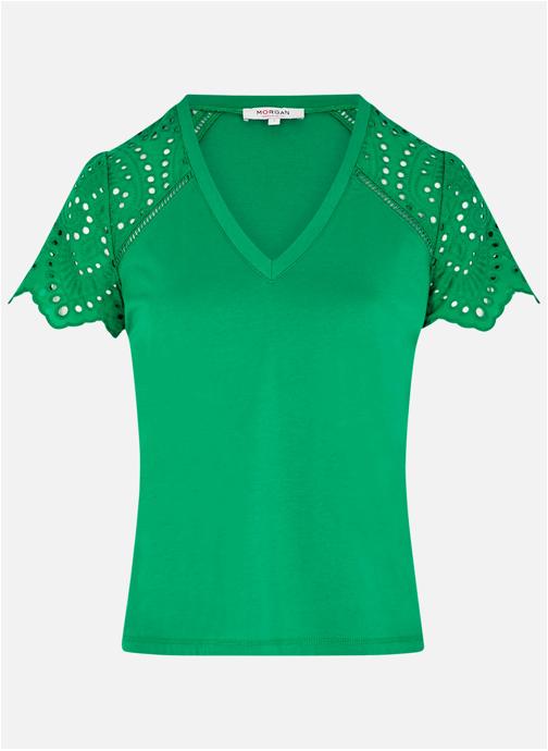 Morgan Tee-shirts T-shirts - 250925165419 - 251-Dmaty femme vert