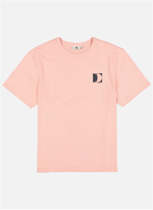 Garcia Tee-shirts T-shirt coton col rond droit - P261201 homme rose