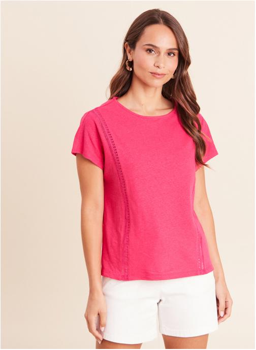 Bréal Tee-shirts TILINMACRA femme rose
